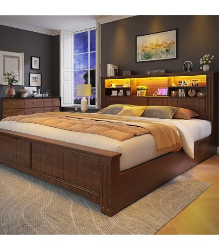 Amazon.com: Picket House Furnishings Gavin Queen Panel Bed Queen